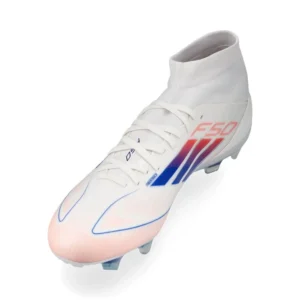 Adidas F50 Pro Mid FG Advancement - Footwear White/Solar Red/Lucid Blue Women - Image 7