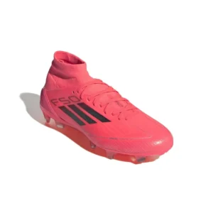 Adidas F50 Pro Mid FG Vivid Horizon - Turbo/Aurora Black/Platin Metallic Women - Image 4