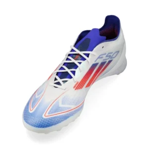 Adidas F50 Pro TF Advancement - Footwear White/Solar Red/Lucid Blue - Image 7