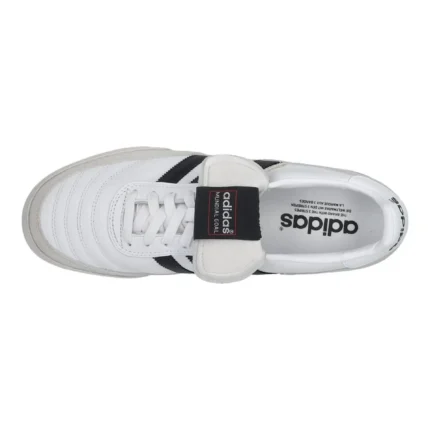 Adidas Mundial Goal IN - Footwear White/Core Black/Gold Metallic - Image 4