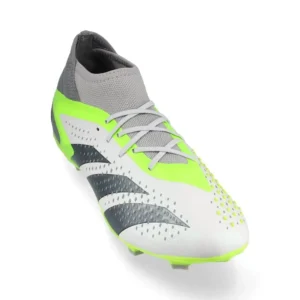 Adidas Predator Accuracy .1 FG Crazyrush - Footwear White/Core Black/Lucid Lemon Kids - Image 5