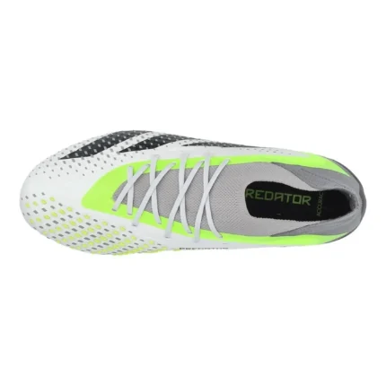 Adidas Predator Accuracy .1 FG Crazyrush - Footwear White/Core Black/Lucid Lemon - Image 4