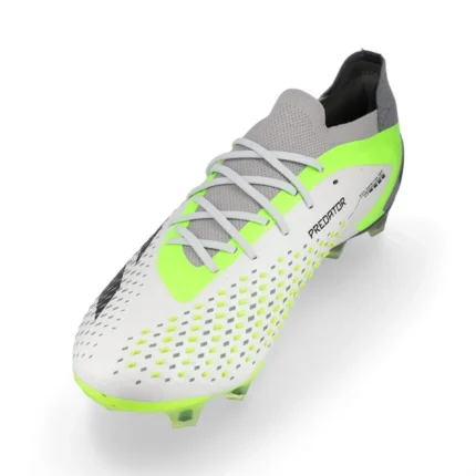 Adidas Predator Accuracy .1 Low FG Crazyrush - Footwear White/Core Black/Lucid Lemon - Image 7