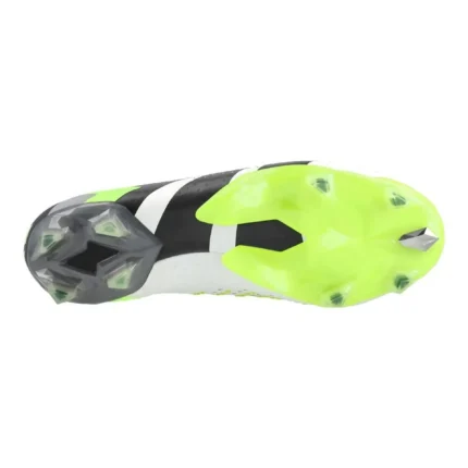 Adidas Predator Accuracy .1 Low FG Crazyrush - Footwear White/Core Black/Lucid Lemon - Image 2