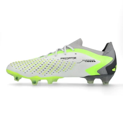 Adidas Predator Accuracy .1 Low FG Crazyrush - Footwear White/Core Black/Lucid Lemon - Image 3