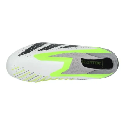 Adidas Predator Accuracy + FG Crazyrush - Footwear White/Core Black/Lucid Lemon Kids - Image 4