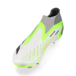 Adidas Predator Accuracy + FG Crazyrush - Footwear White/Core Black/Lucid Lemon Kids - Image 7