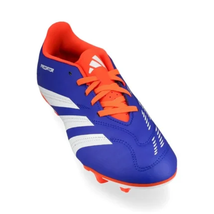 Adidas Predator Club FxG Advancement - Lucid Blue/Footwear White/Solar Red Kids - Image 5