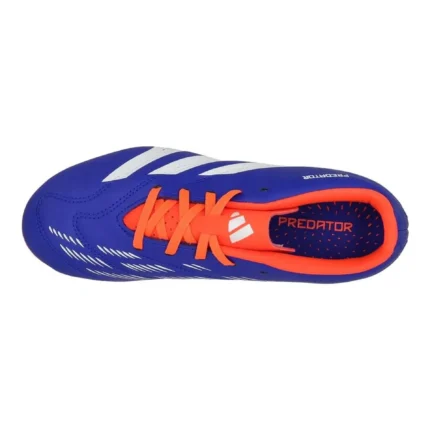 Adidas Predator Club FxG Advancement - Lucid Blue/Footwear White/Solar Red Kids - Image 4