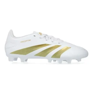 Adidas Predator Club FxG Day Spark - Footwear White/Gold Metallic/Footwear White - Image 1