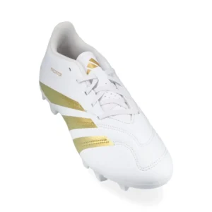 Adidas Predator Club FxG Day Spark - Footwear White/Gold Metallic/Footwear White - Image 7