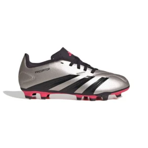 Adidas Predator Club FxG Vivid Horizon - Platin Metallic/Aurora Black/Turbo Kids - Image 1