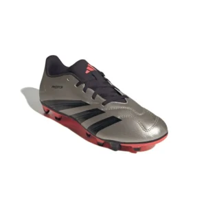 Adidas Predator Club FxG Vivid Horizon - Platin Metallic/Aurora Black/Turbo - Image 4