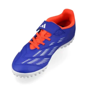 Adidas Predator Club H&L TF Advancement - Lucid Blue/Footwear White/Solar Red Kids - Image 7