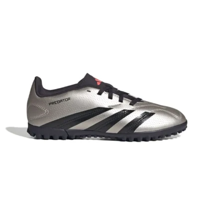 Adidas Predator Club TF Vivid Horizon - Platin Metallic/Aurora Black/Turbo Kids - Image 1