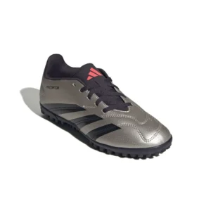 Adidas Predator Club TF Vivid Horizon - Platin Metallic/Aurora Black/Turbo Kids - Image 4