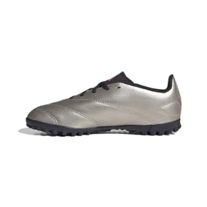 Adidas Predator Club TF Vivid Horizon - Platin Metallic/Aurora Black/Turbo Kids - Image 3