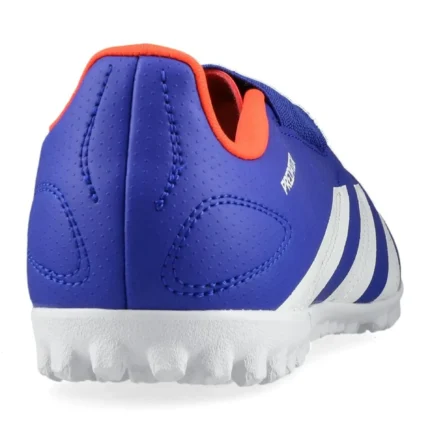 Adidas Predator Club Velcro TF Advancement - Lucid Blue/Footwear White/Solar Red Kids - Image 6