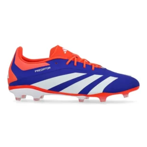 Adidas Predator Elite FG Advancement - Lucid Blue/Footwear White/Solar Red Kids - Image 1