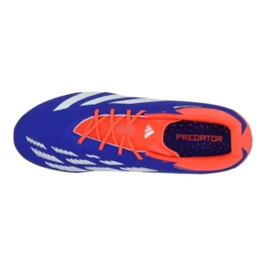 Adidas Predator Elite FG Advancement - Lucid Blue/Footwear White/Solar Red Kids - Image 4