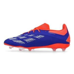 Adidas Predator Elite FG Advancement - Lucid Blue/Footwear White/Solar Red Kids - Image 3