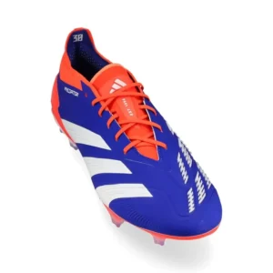 Adidas Predator Elite FG Advancement - Lucid Blue/Footwear White/Solar Red - Image 5