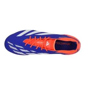 Adidas Predator Elite FG Advancement - Lucid Blue/Footwear White/Solar Red - Image 4