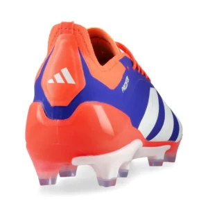 Adidas Predator Elite FG Advancement - Lucid Blue/Footwear White/Solar Red - Image 6