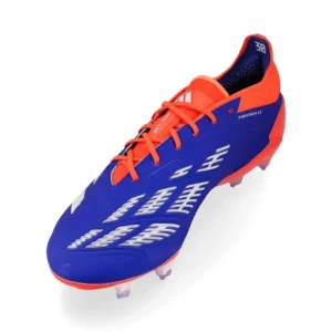 Adidas Predator Elite FG Advancement - Lucid Blue/Footwear White/Solar Red - Image 7