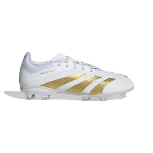 Adidas Predator Elite FG Day Spark - Footwear White/Gold Metallic/Footwear White Kids - Image 1