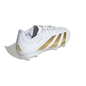 Adidas Predator Elite FG Day Spark - Footwear White/Gold Metallic/Footwear White Kids - Image 3