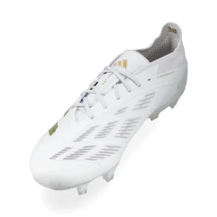 Adidas Predator Elite FG Day Spark - Footwear White/Gold Metallic/Footwear White - Image 5