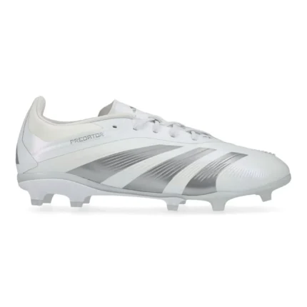 Adidas Predator Elite FG Pearlized - Footwear White/Silver Metallic Kids - Image 1