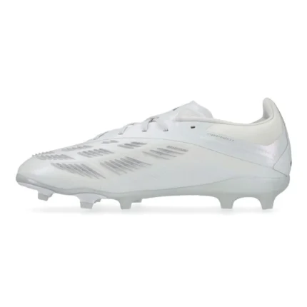 Adidas Predator Elite FG Pearlized - Footwear White/Silver Metallic Kids - Image 3