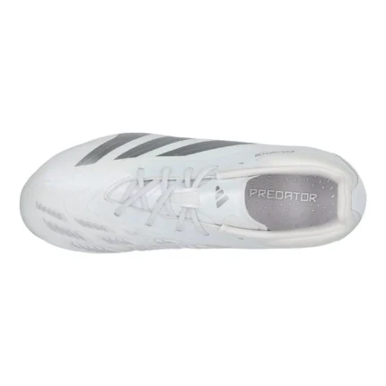 Adidas Predator Elite FG Pearlized - Footwear White/Silver Metallic Kids - Image 4