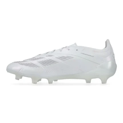 Adidas Predator Elite FG Pearlized - Footwear White/Silver Metallic - Image 3