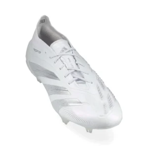 Adidas Predator Elite FG Pearlized - Footwear White/Silver Metallic - Image 7