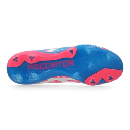 Adidas Predator Elite FG Reemergence - Footwear White/Solar Blue/Solar Pink Kids - Image 2