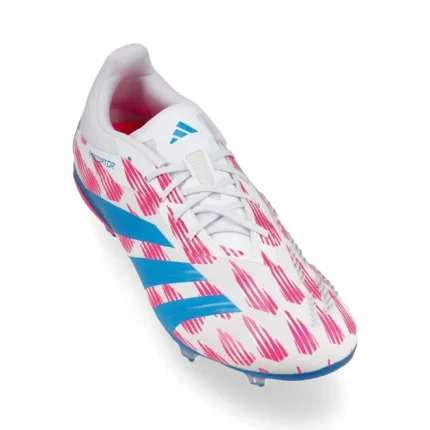 Adidas Predator Elite FG Reemergence - Footwear White/Solar Blue/Solar Pink Kids - Image 5