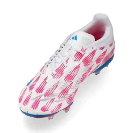 Adidas Predator Elite FG Reemergence - Footwear White/Solar Blue/Solar Pink Kids - Image 7