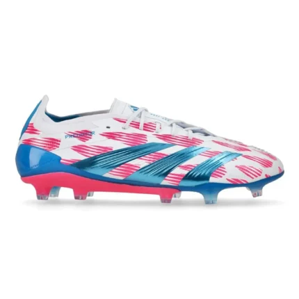 Adidas Predator Elite FG Reemergence - Footwear White/Solar Blue/Solar Pink - Image 1