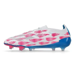 Adidas Predator Elite FG Reemergence - Footwear White/Solar Blue/Solar Pink - Image 3