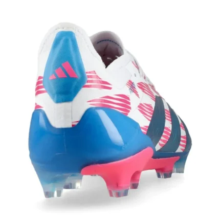 Adidas Predator Elite FG Reemergence - Footwear White/Solar Blue/Solar Pink - Image 6