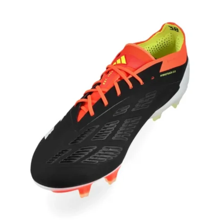 Adidas Predator Elite FG Solar Energy - Core Black/Footwear White/Solar Red - Image 7