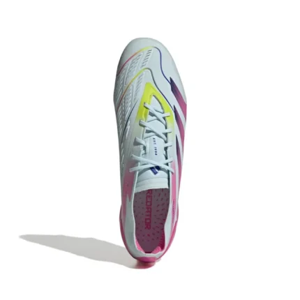 Adidas Predator Elite FG Stellar Icon - Almost Blue/Lucid Pink/Semi Solar Yellow - Image 4