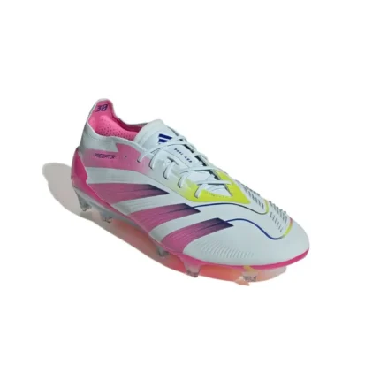 Adidas Predator Elite FG Stellar Icon - Almost Blue/Lucid Pink/Semi Solar Yellow - Image 6