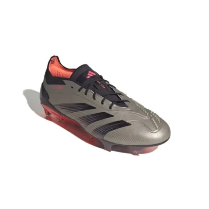 Adidas Predator Elite FG Vivid Horizon - Platin Metallic/Aurora Black/Turbo - Image 4