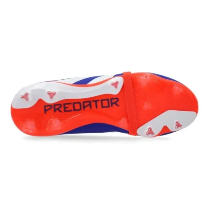 Adidas Predator Elite Fold-Over Tongue FG Advancement - Lucid Blue/Footwear White/Solar Red Kids - Image 2