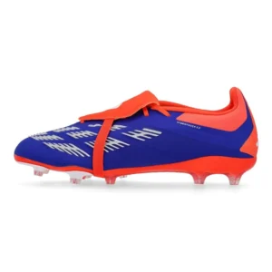 Adidas Predator Elite Fold-Over Tongue FG Advancement - Lucid Blue/Footwear White/Solar Red Kids - Image 3