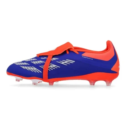 Adidas Predator Elite Fold-Over Tongue FG Advancement - Lucid Blue/Footwear White/Solar Red Kids - Image 3